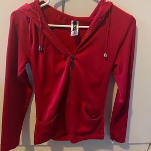 Red jacket and pants set